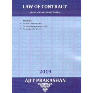 Ajit Prakashan's Law of Contract (Bare Acts with Short Notes) 